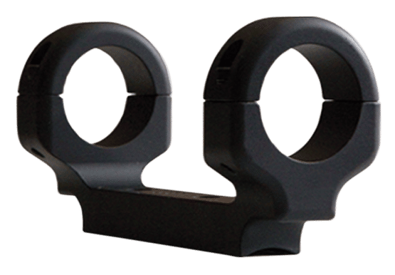 The DNZ Game Reaper High Scope Mount for Ruger American is meant for 30mm diameter tubes and is secured to the cope with one screw per side.